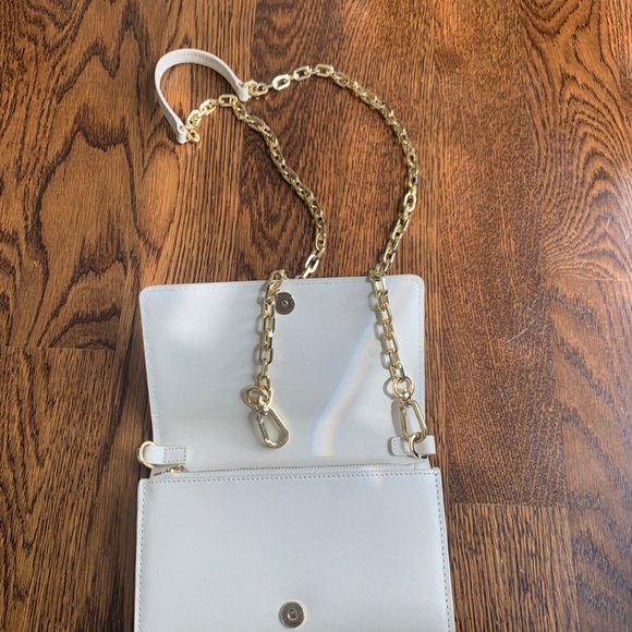 White with gold hardware crossbody TORY BURCH - Picture 7 of 8